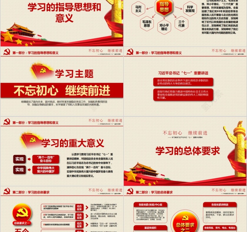 不忘初心继续前进学习解读习近平总书记“七一”重要讲话精神第2张