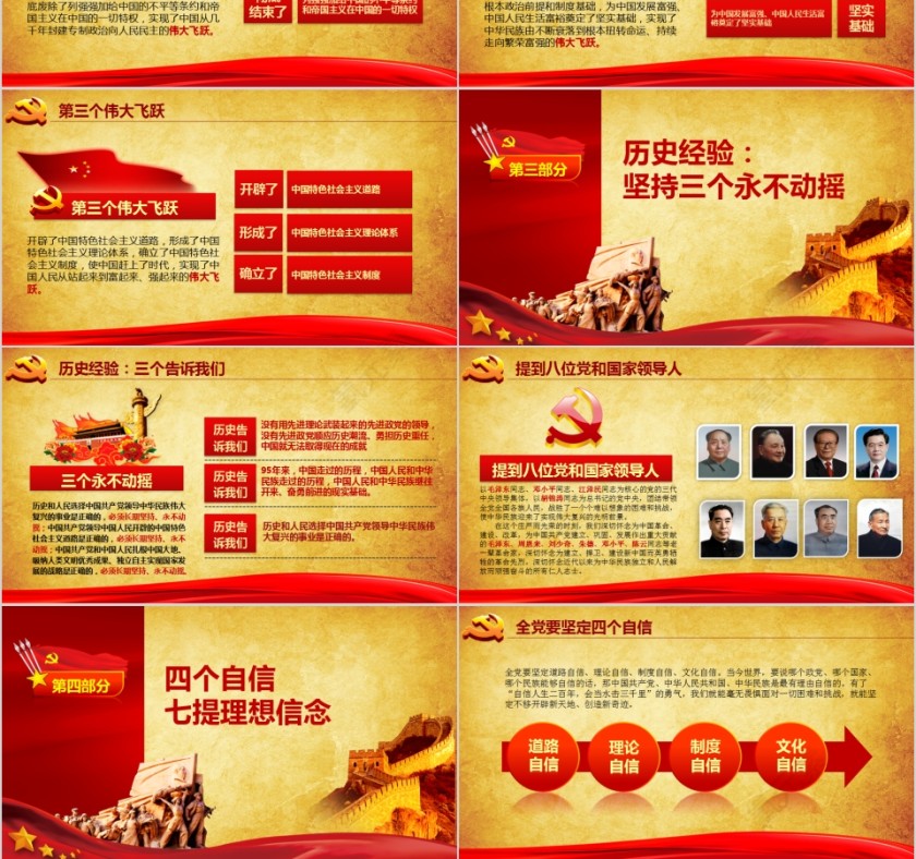 重温入党历程不忘入党初心两学一做PPT第3张