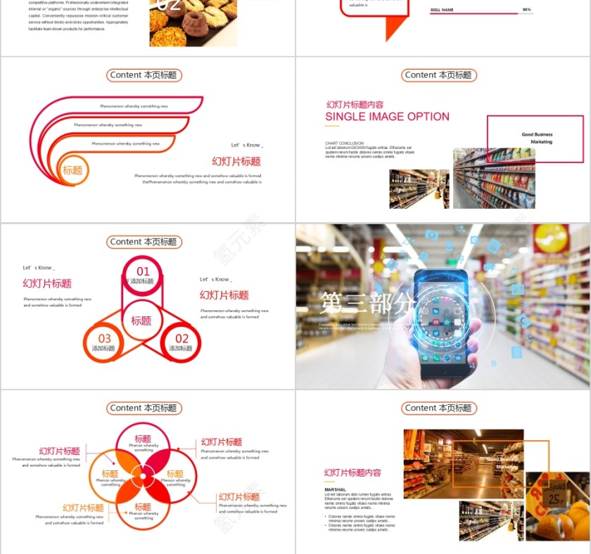 新零售无人超市商业模式宣讲PPT模板第3张