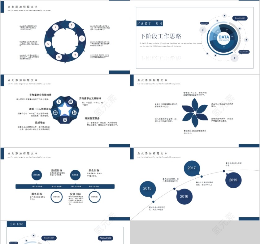 简约经营分析工作汇报PPT第4张