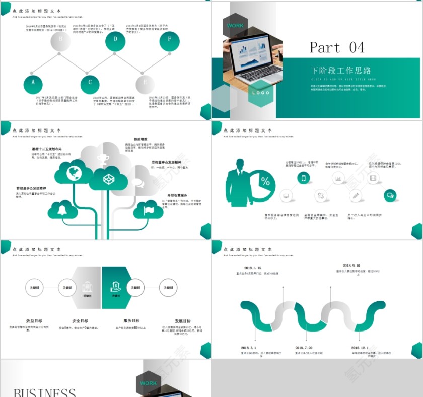 经营分析工作汇报PPT模板第4张