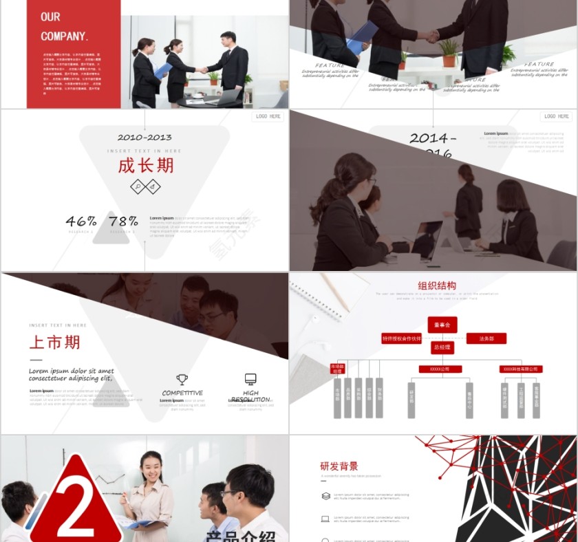 经营分析项目规划企业介绍PPT第2张