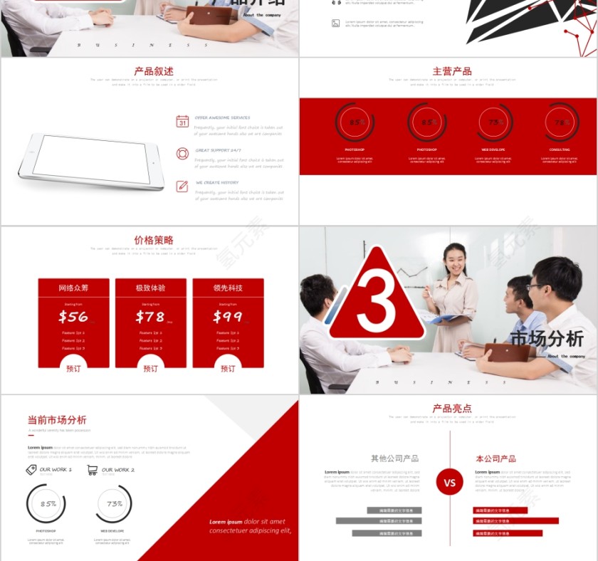 经营分析项目规划企业介绍PPT第3张