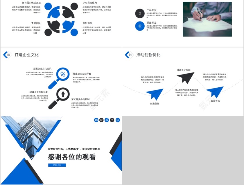 框架完整经营分析工作思路工作汇报PPT第5张