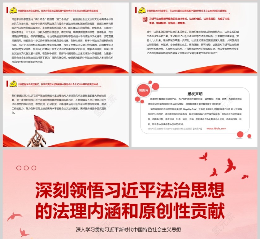 《深刻领悟习近平法治思想的法理内涵和原创性贡献》党课学习ppt第5张