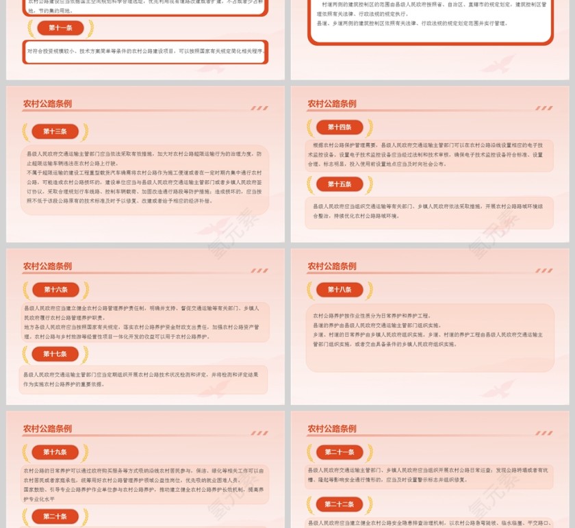 2025《农村公路条例》法律法规PPT课件第3张