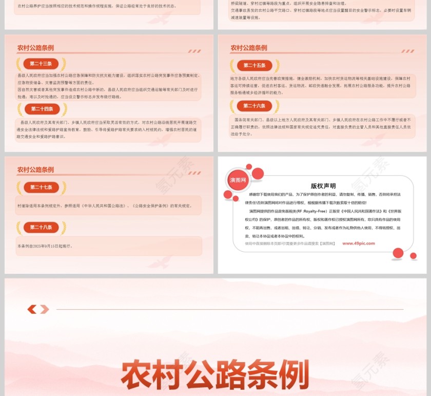 2025《农村公路条例》法律法规PPT课件第4张