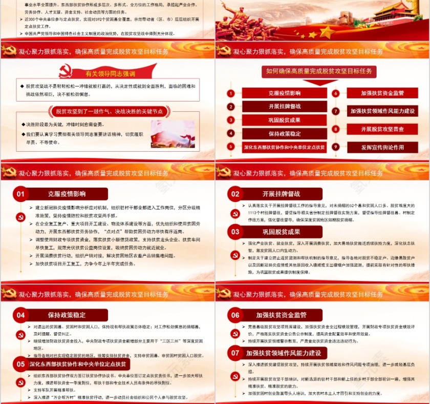确保如期高质量打赢脱贫攻坚收官之战PPT第3张