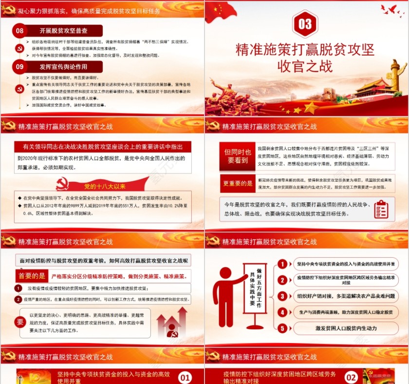 确保如期高质量打赢脱贫攻坚收官之战PPT第4张