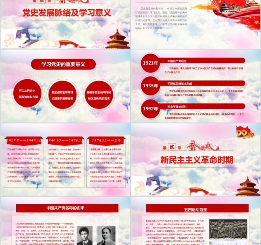 热烈庆祝中国共产党建党九十九周年不忘初心牢记使命专题党课第2张