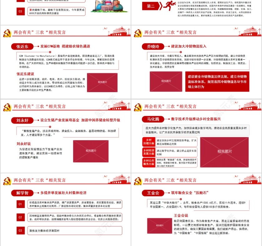 贯彻两会精神银行助力脱贫攻坚PPT第3张