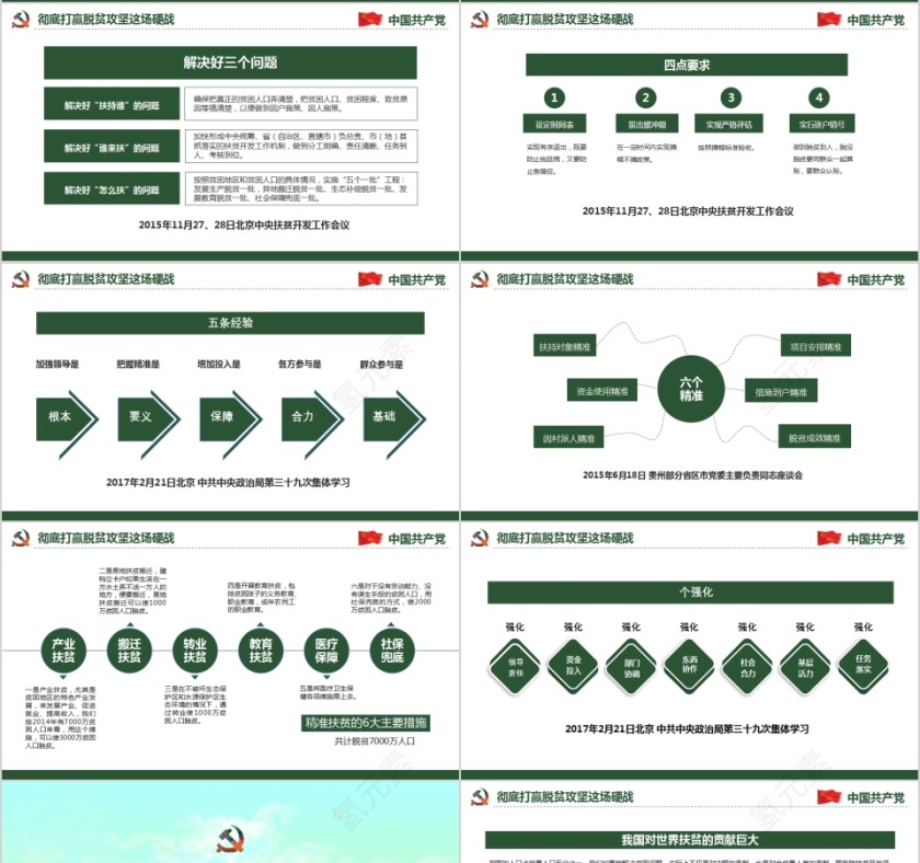 精准扶贫到户全面落实扶贫政策PPT第4张