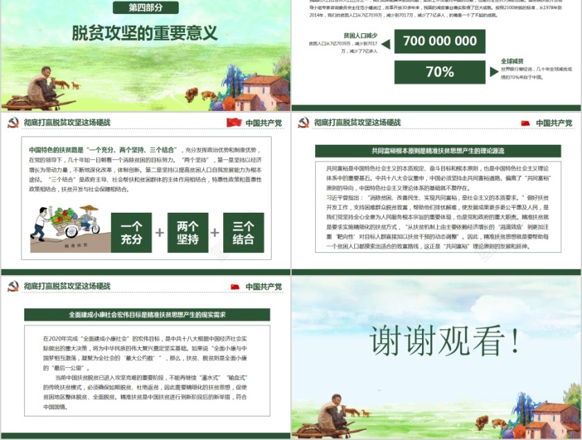 精准扶贫到户全面落实扶贫政策PPT第5张