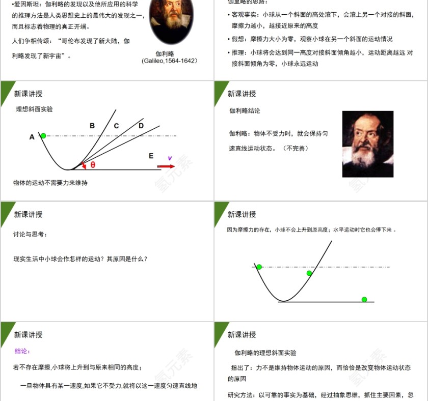 《牛顿第一定律》人教版高中物理必修1 PPT课件第2张