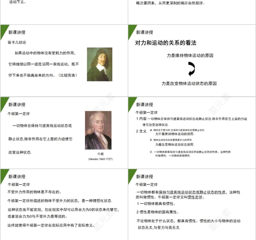 《牛顿第一定律》人教版高中物理必修1 PPT课件第3张