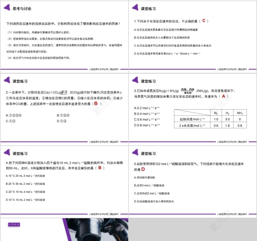 《化学反应速率与限度》人教版高一化学PPT课件第4张