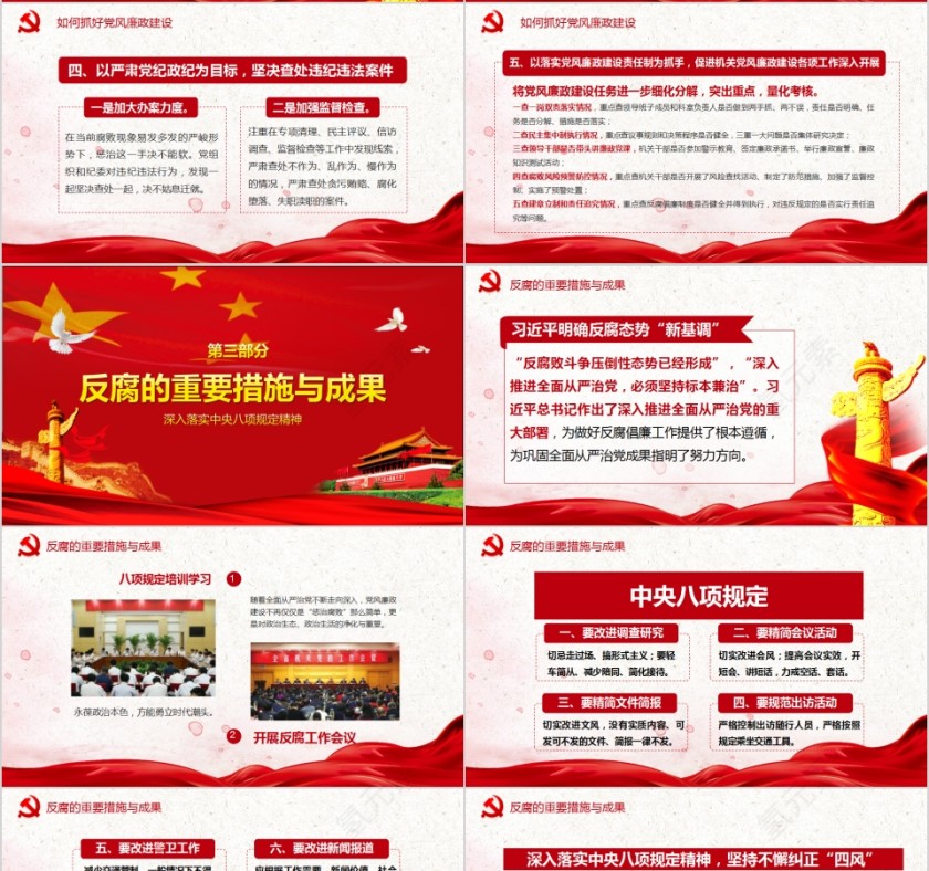 全面从严治党抓好党风廉政建设PPT第4张