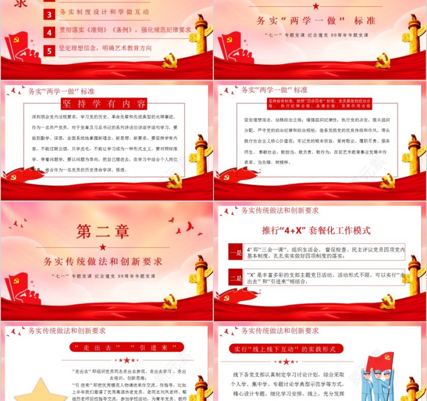 七一专题党课纪念建党99周年专题党课第2张