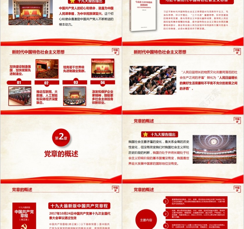 学党章党规学系列讲话做合格党员PPT第2张