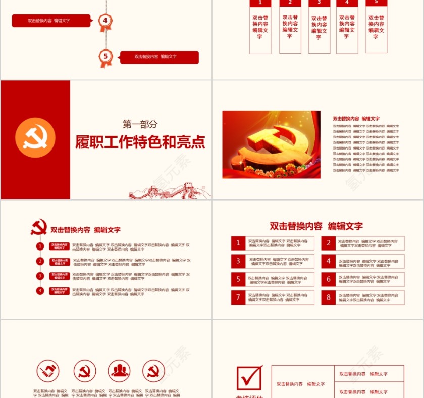 基层党建党委党支部工作汇报PPT第2张