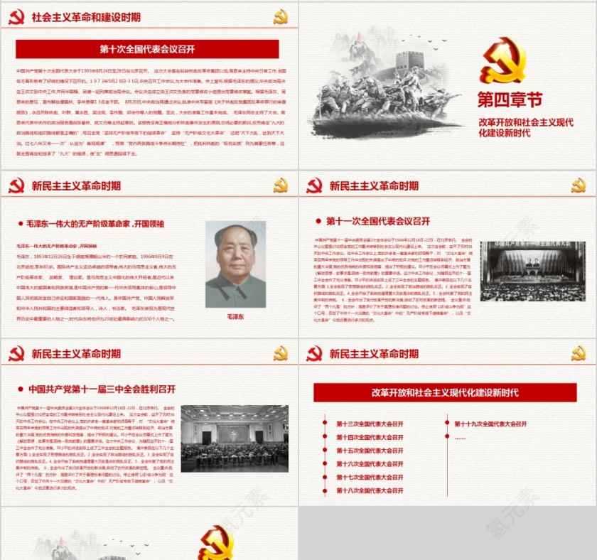 光辉的历史热烈庆祝中国共产党建党99周年PPT第4张