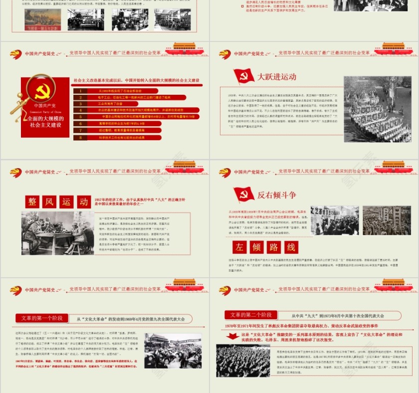 最新党课中国共产党简史授课辅导七一建党节PPT第6张