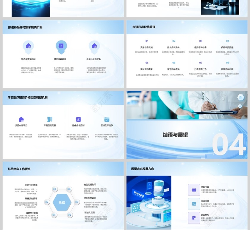 2025年市医疗保障工作要点PPT模版第4张