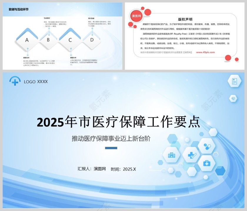 2025年市医疗保障工作要点PPT模版第5张