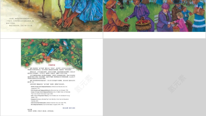 自由的苹果幼儿园绘本故事PPT第4张