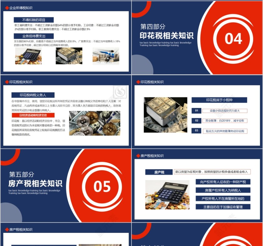 商务大气税务基础知识培训PPT第4张