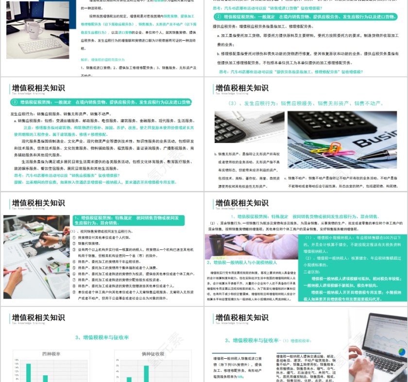 简约商务税务基础知识培训PPT模板第2张
