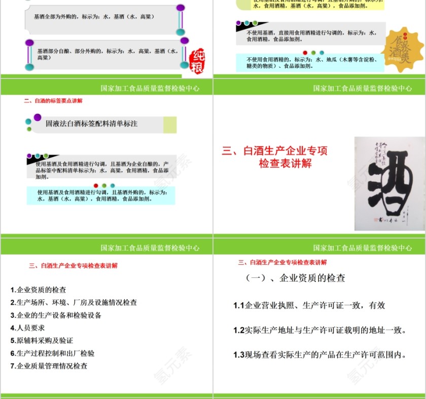 中国酒文化白酒基础知识培训PPT模板第6张