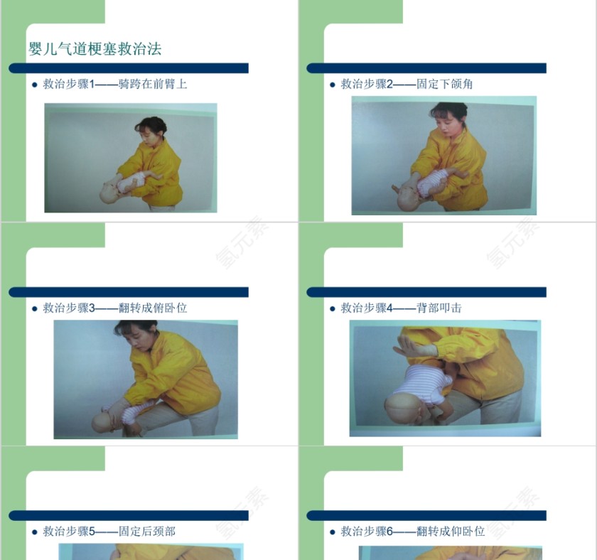 简约新生儿意外伤害的预防和护理PPT模板第7张