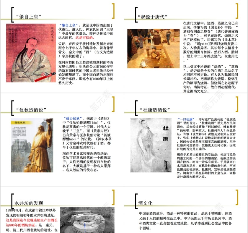 白酒基础知识培训中国酒文化PPT模板第3张