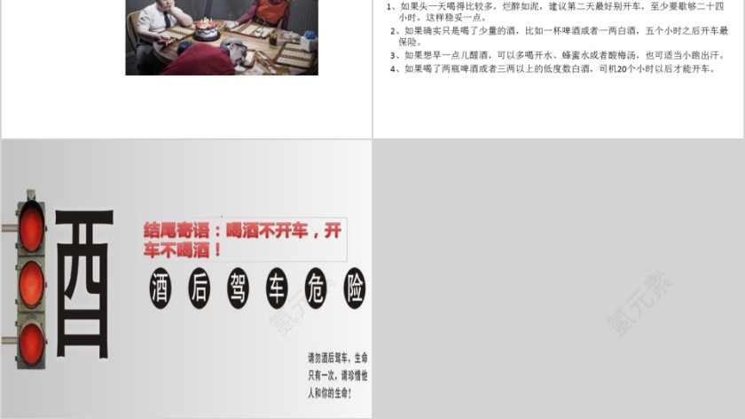关于酒驾危害的认识酒后请勿开车PPT模板第4张