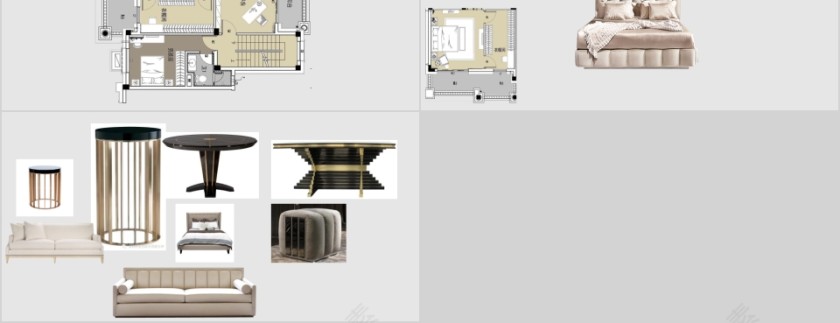 别墅样板房软装概念方案迪奥之恋PPT第3张