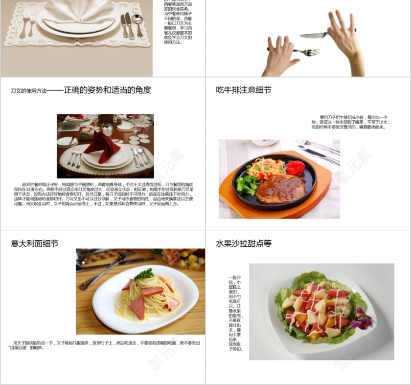 西餐礼仪文化培训PPT第2张