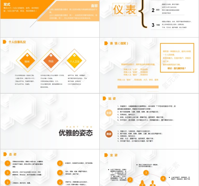 酒店服务礼仪餐桌礼仪PPT模板第2张