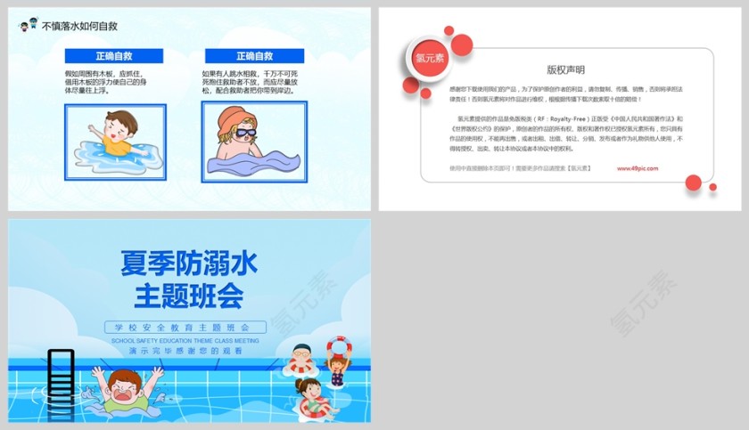 学生夏季防溺水安全教育主题班会PPT课件第5张