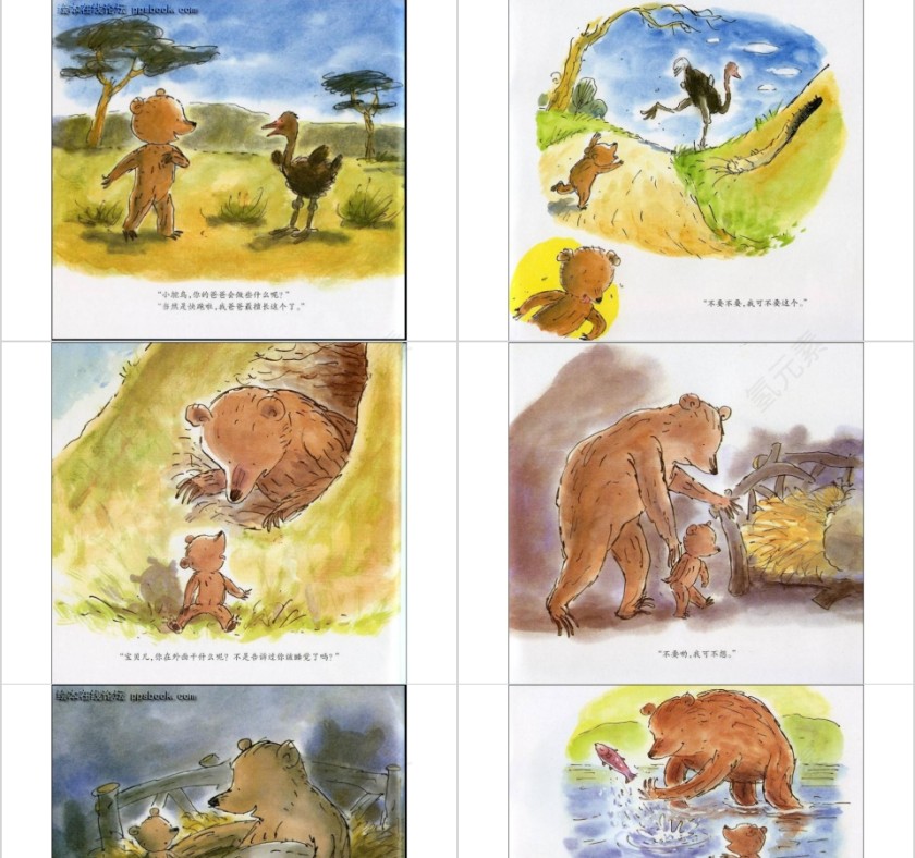 小熊和最好的爸爸世界上最好的爸爸PPT第5张