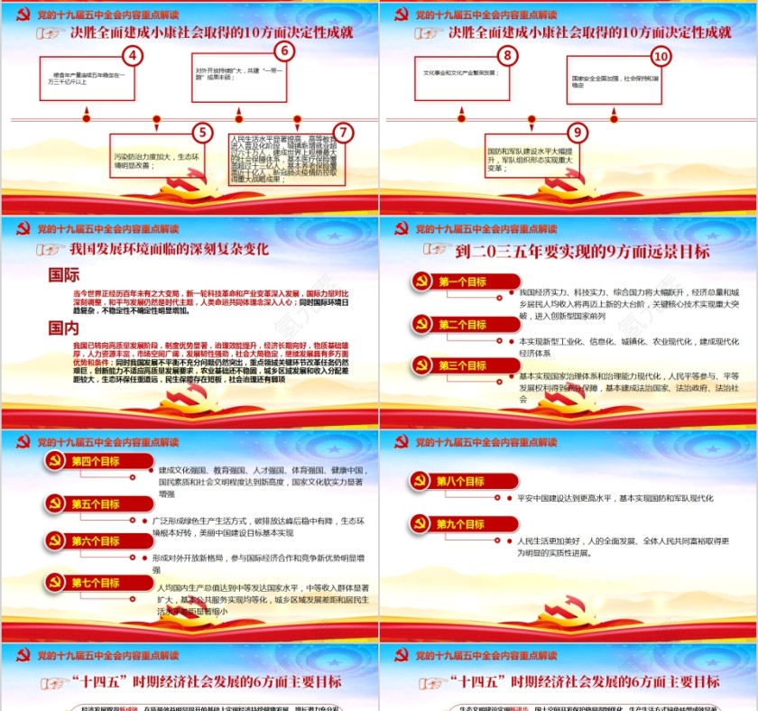 全面学习解读分析公报内容十九届五中全会公报PPT第4张