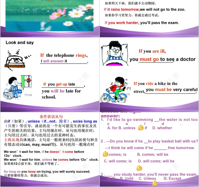 状语从句英语语法学习课件PPT第2张