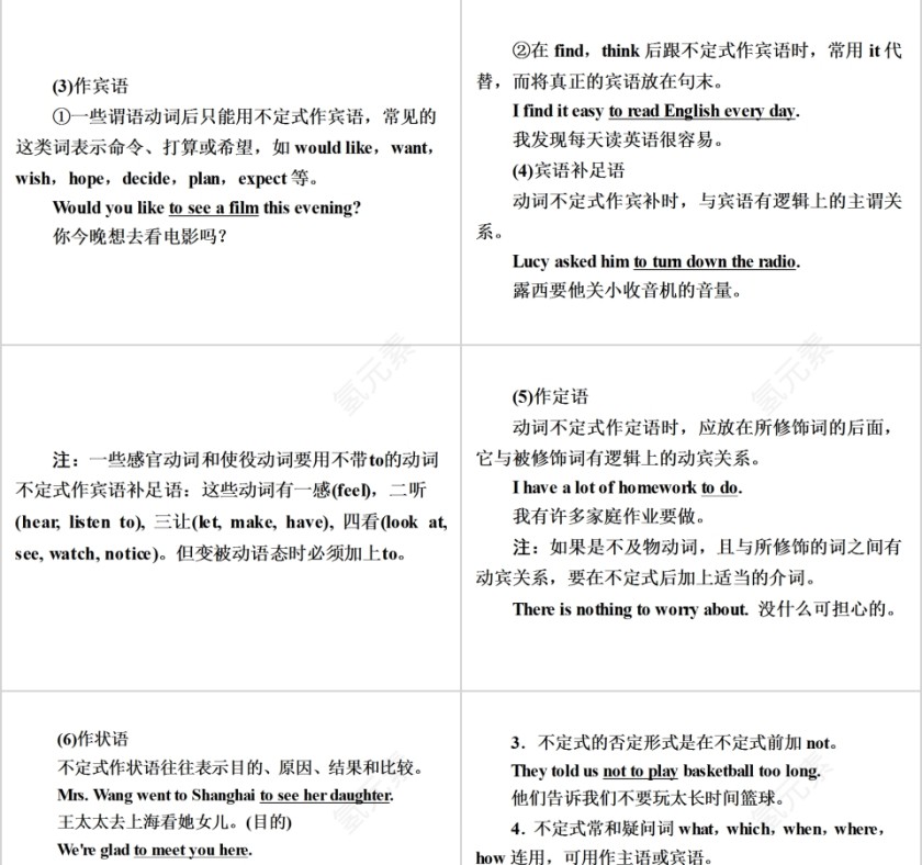 非谓语动词英语语法学习课件PPT第3张