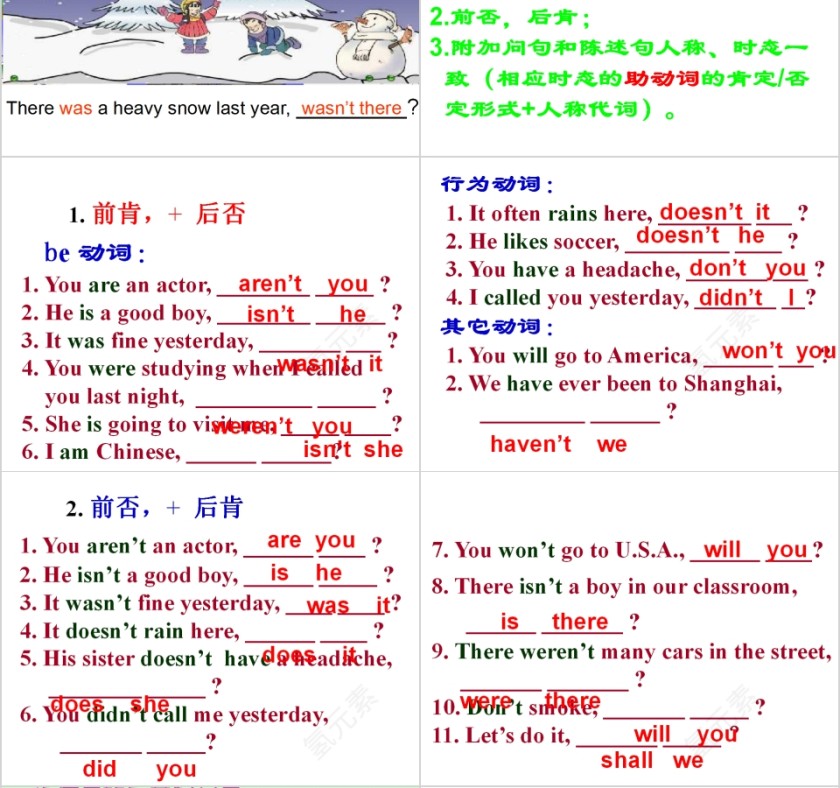 It's a nice day, isn't it英语课件PPT第4张