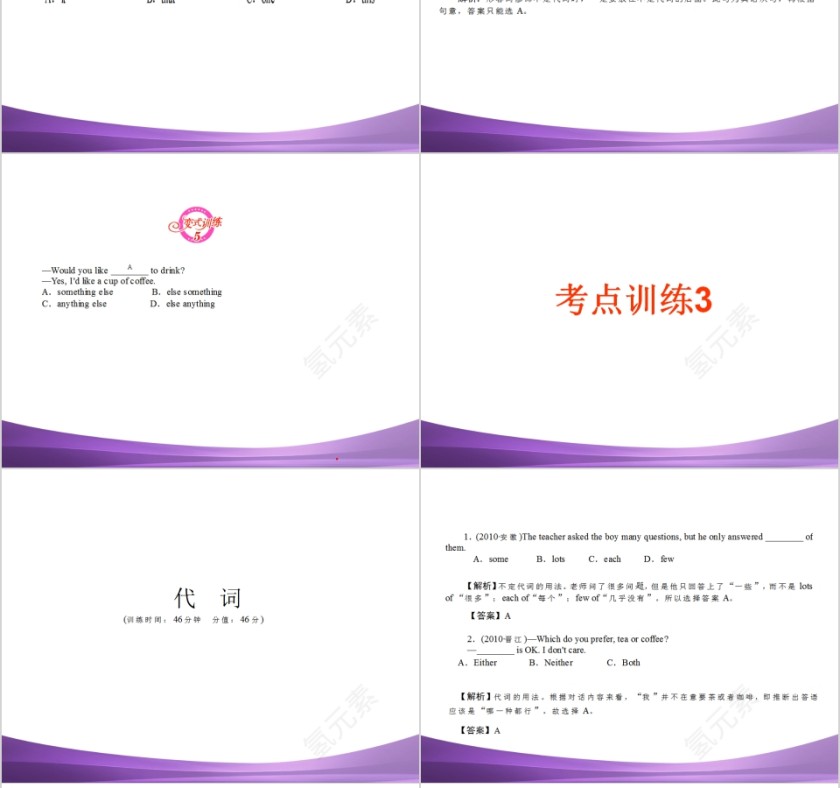 代词英语语法英语教学课件第10张