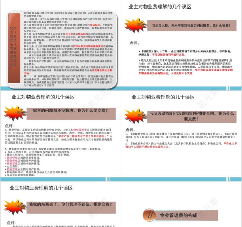 物业客户服务培训物业收费培训PPT第3张