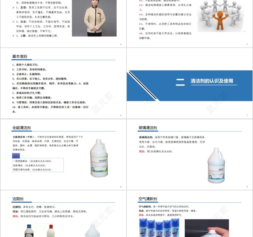 物业管理内训保洁人员培训教材PPT第2张