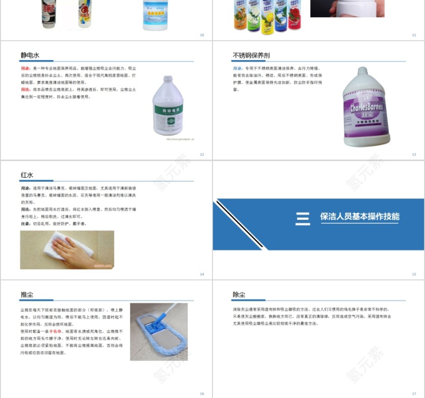 物业管理内训保洁人员培训教材PPT第3张