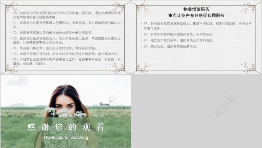 物业服务品质8大类80个提升方案PPT模板第4张