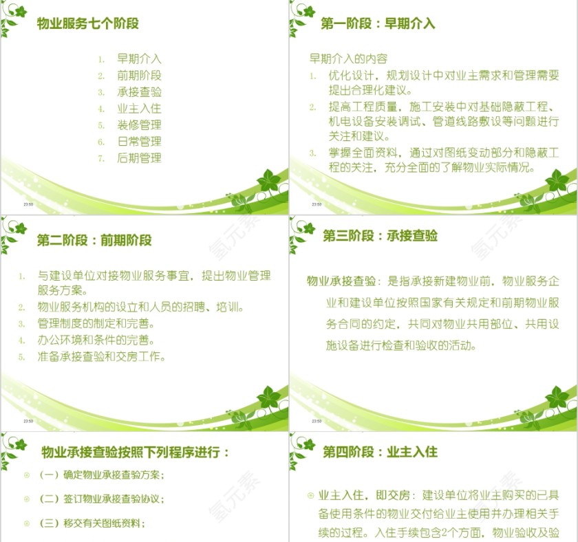 物业内训物业管理基础知识培训PPT模板第7张